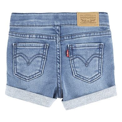 Baby & Toddler Girls Levi's® Rolled Up Knit Jean Shorts