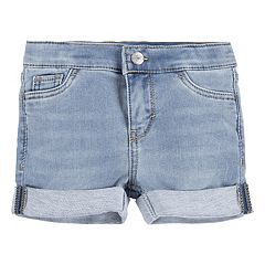 Click to Buy << Girls Jeans Shorts Floral Print Summer Short Pants for Girls  Children Denim Trous…