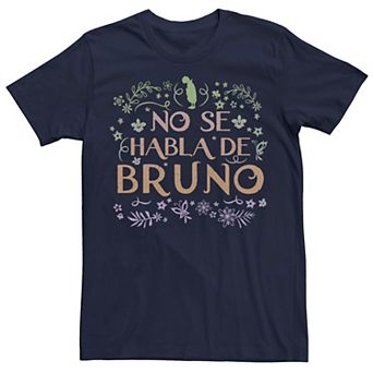 Disney's Encanto No Se Habla De Bruno Madrigal Flowers Men's Tee