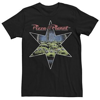 Disney / Pixar's Toy Story Men's Pizza Planet Aliens Star Fill Tee