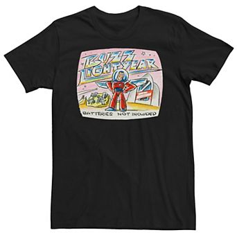 Disney / Pixar's Toy Story Buzz Lightyear Men's Batteries Not Included Tee