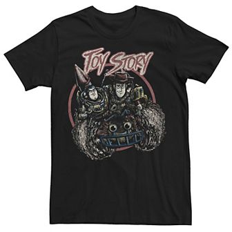 Disney / Pixar's Toy Story Buzz Lightyear, Woody & RC Car Men's Four Tee