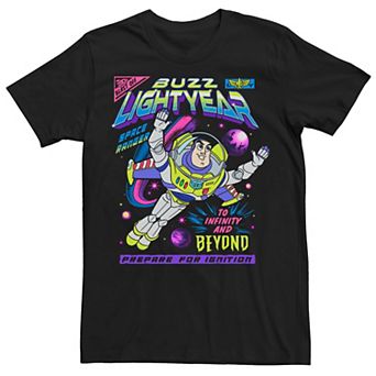Disney / Pixar's Toy Story Buzz Lightyear Men's Four Space Ranger Comic To Infinity And Beyond Tee