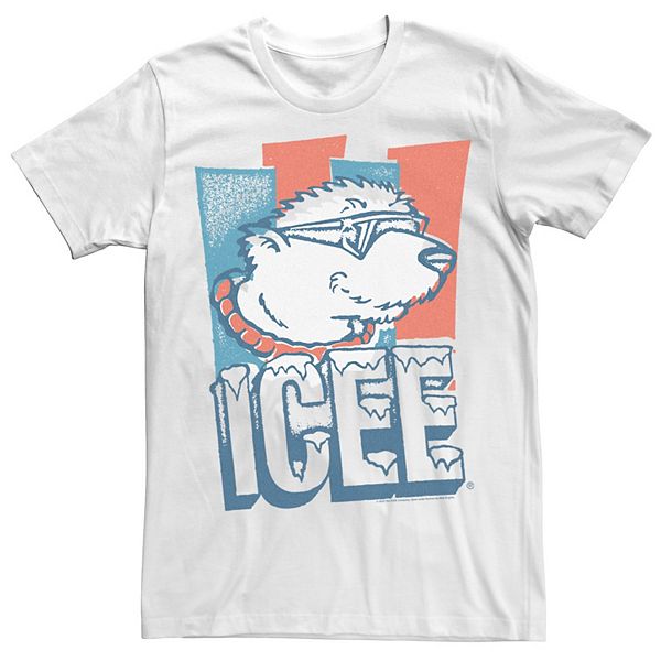 Mens Icee Cool Polar Bear Portait Logo Tee 9048