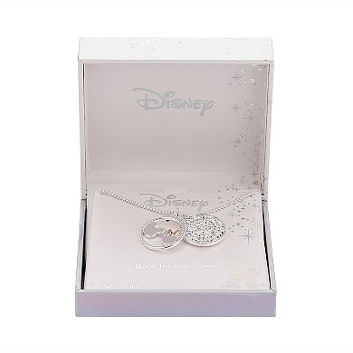Disney's Mickey & Minnie Mouse "Made For Each Other" Crystal Necklace