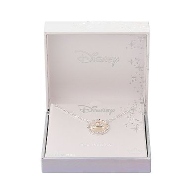 Disney's Princess Mother-of-Pearl & Cubic Zirconia Crown Necklace