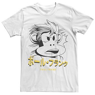 Men's Paul Frank Kanji Style Portrait Sketch Tee