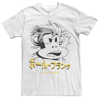 Men's Paul Frank Kanji Style Portrait Sketch Tee