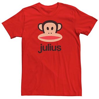 Men's Paul Frank Julius Head and Name Logo Tee