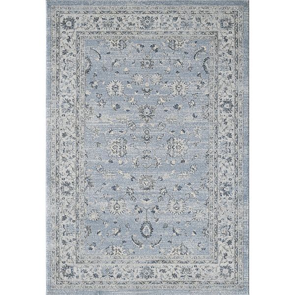 Abani Troy TRY110A Blue and Grey Vintage Area Rug