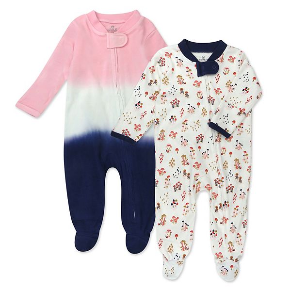 Essentials Baby Girls 2-Pack Sleep and Play 