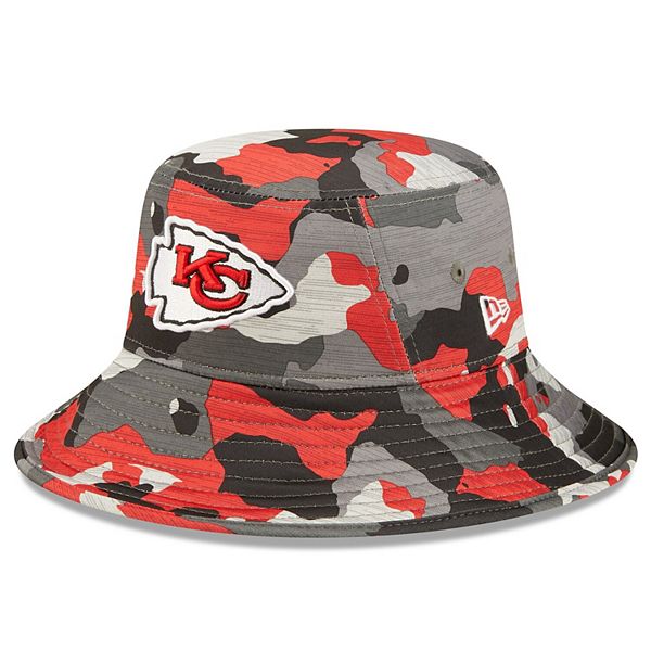 Men's Kansas City Chiefs Sideline Training Camp 2022 Camouflage 39Thirty  Stretch Fit Hat
