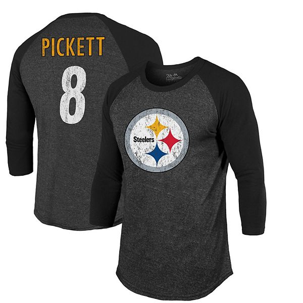 Men's Majestic Threads Kenny Pickett Black Pittsburgh Steelers