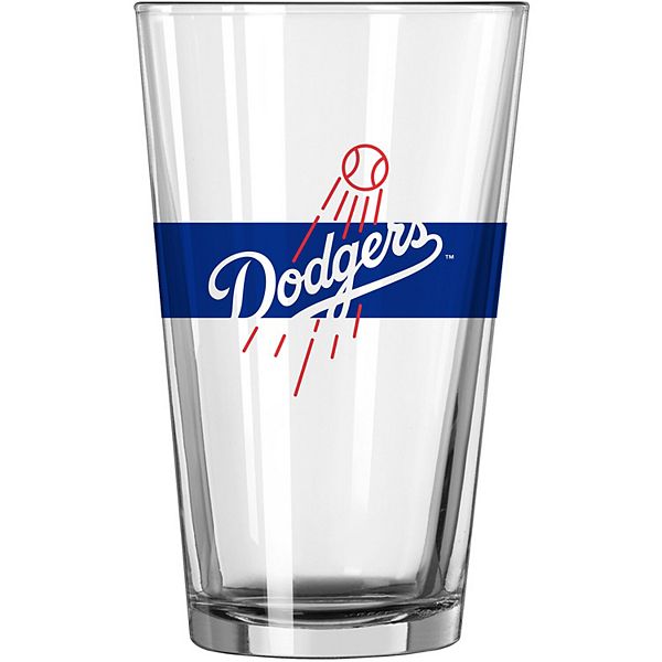 Los Angeles Dodgers 16oz. Stripe Pint Glass