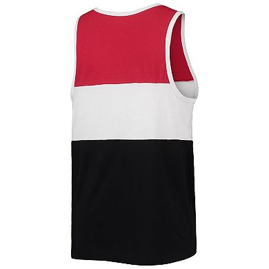 Youth Mitchell & Ness Black/Red Chicago Bulls Hardwood Classics Special Script Tank Top