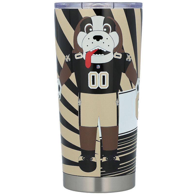 New Orleans Saints 20oz. Stainless Steel Mascot Tumbler, Multicolor