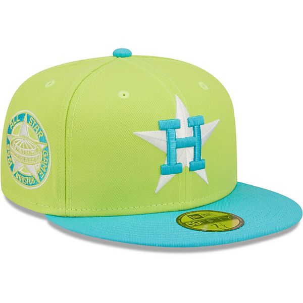 Men's New Era Green Houston Astros 1968 MLB All-Star Game Cyber Vice  59FIFTY Fitted Hat
