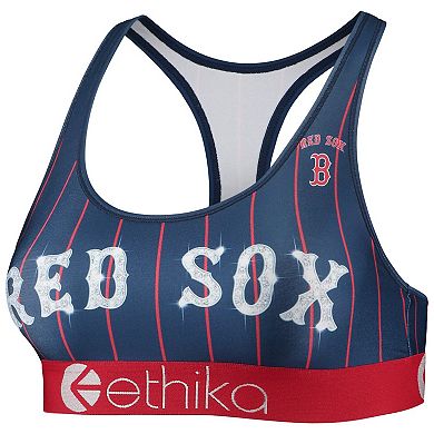 Women's Ethika Navy Boston Red Sox Slugger Bra
