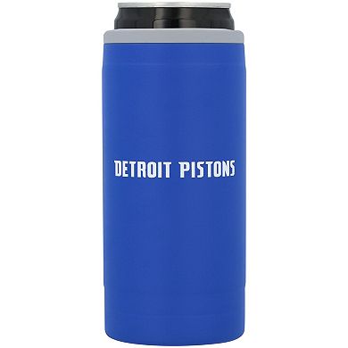 Detroit Pistons 12oz. Flipside Powdercoat Slim Can Cooler