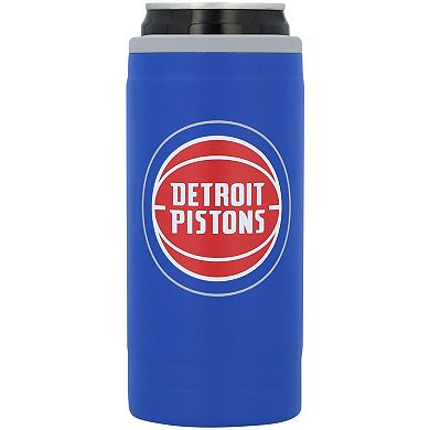 Detroit Pistons 12oz. Flipside Powdercoat Slim Can Cooler