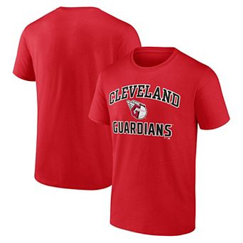 Men's Fanatics Branded Red Cleveland Guardians Heart & Soul T-Shirt