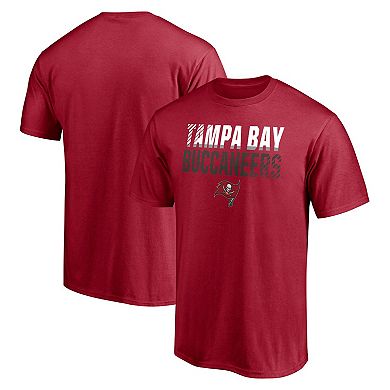 Men's Fanatics Branded Red Tampa Bay Buccaneers Big & Tall Fade Out T-Shirt