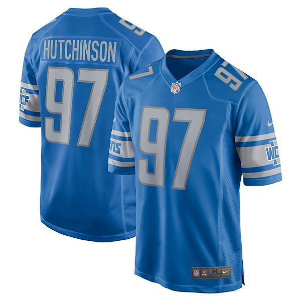 Aidan Hutchinson Detroit Lions Autographed NFL Nike Game Jersey-Beckett W  Holo