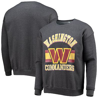 Men's NFL x Darius Rucker Collection by Fanatics Charcoal Washington Commanders Sponge Fleece Pullover Sweatshirt