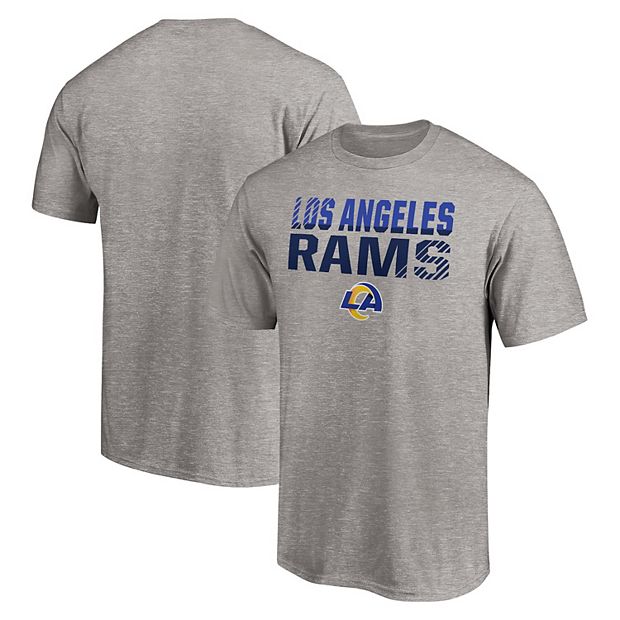 Men's Fanatics Branded Heathered Gray Los Angeles Rams Big & Tall Fade Out  Team T-Shirt