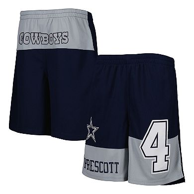 Youth Dak Prescott Navy Dallas Cowboys Name & Number Player Shorts