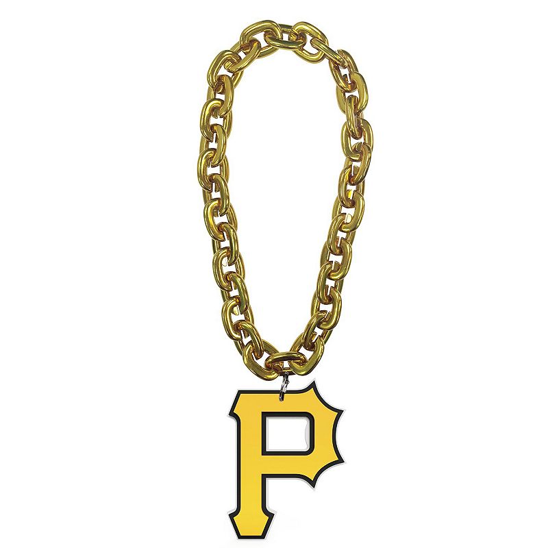 Gold Pittsburgh Pirates Team Logo Fan Chain, Adult Unisex, PIR Gold