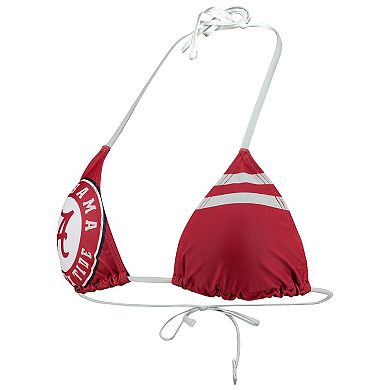Women's FOCO Crimson Alabama Crimson Tide Wordmark Bikini Top