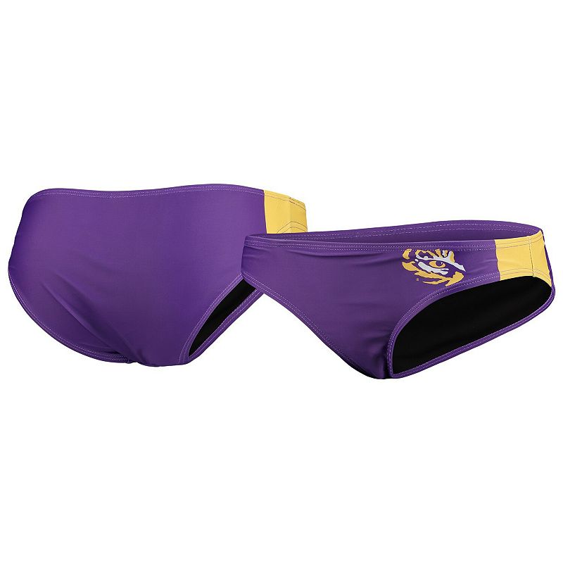 Women's FOCO Purple LSU Tigers Wordmark Bikini Bottom, Size: Medium