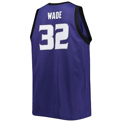 Men's Original Retro Brand Dean Wade Purple Kansas State Wildcats Alumni Commemorative Replica Basketball Jersey