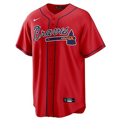 Men's Nike Matt Olson Red Atlanta Braves Alternate Replica Player Jersey
