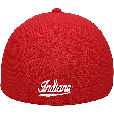 Men's adidas Crimson Indiana Hoosiers 2021 Sideline Coaches AEROREADY Flex Hat