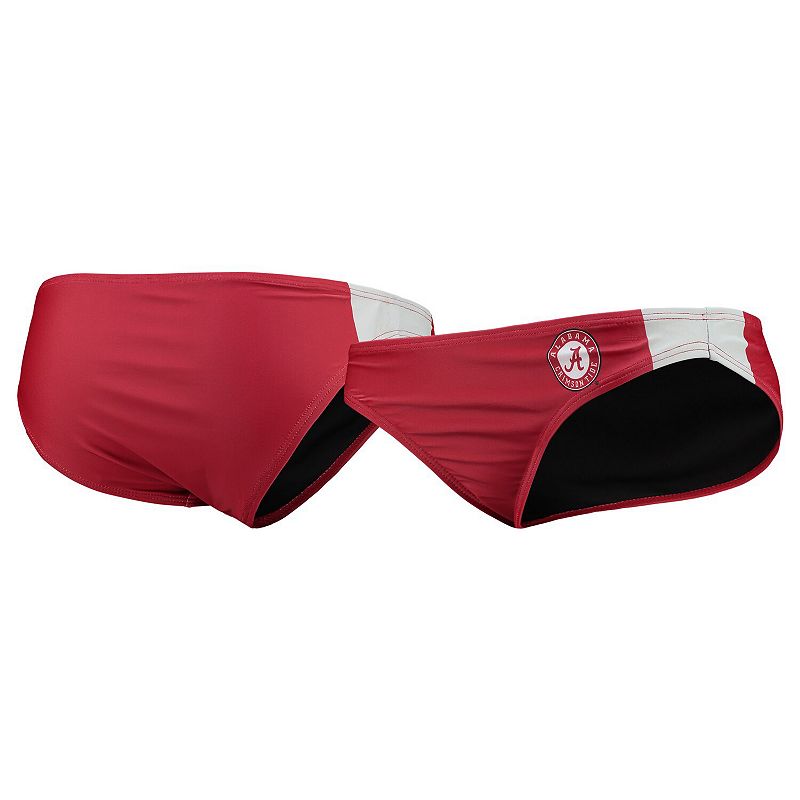 Women's FOCO Crimson Alabama Crimson Tide Wordmark Bikini Bottom, Size: Large, Red