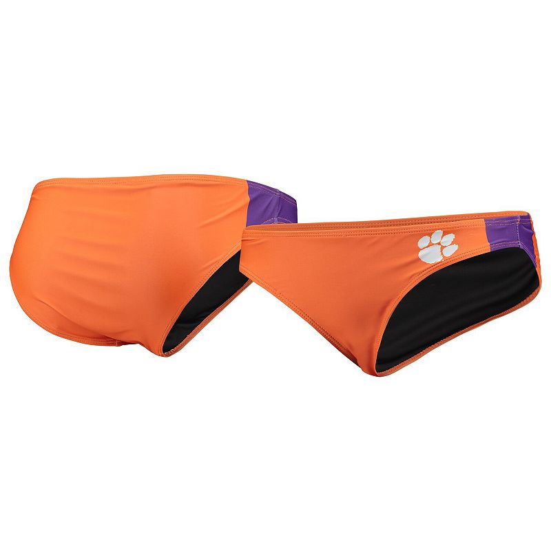 Women's FOCO Orange Clemson Tigers Wordmark Bikini Bottom, Size: Large