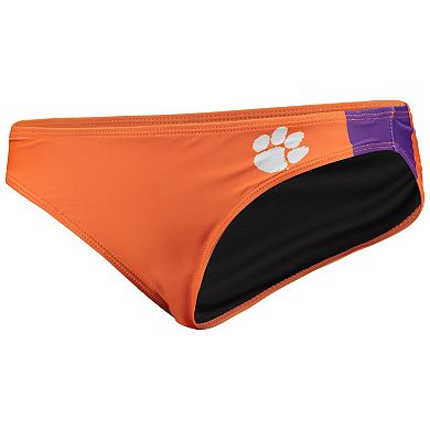 Women's FOCO Orange Clemson Tigers Wordmark Bikini Bottom