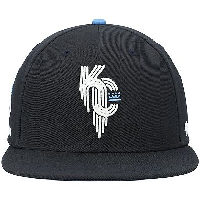 Men's '47 Navy Kansas City Royals 2021 City Connect Captain Snapback Hat