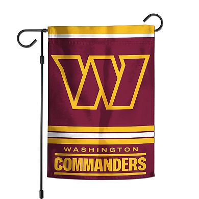 WinCraft Washington Commanders 12" x 18" Team Double-Sided Garden Flag