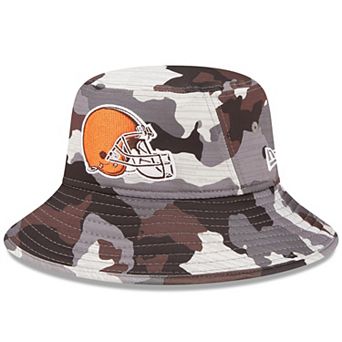 Men's New Era Camo Cleveland Browns 2022 NFL Training Camp Official Bucket Hat