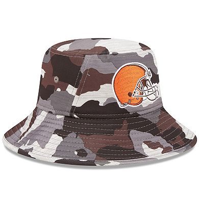Men's New Era Camo Cleveland Browns 2022 NFL Training Camp Official Bucket Hat