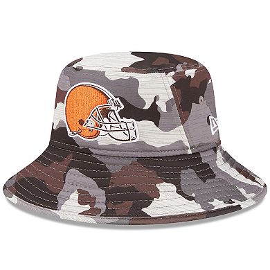 Men's New Era Camo Cleveland Browns 2022 NFL Training Camp Official Bucket Hat