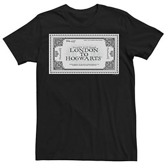 Men's Harry Potter Deathly Hallows 2 Ticket To LondonTee