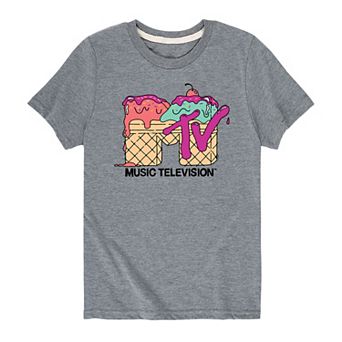Boys 8-20 MTV Logo Ice Cream Graphic Tee