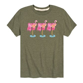 Boys 8-20 MTV Logo Flamingos Graphic Tee