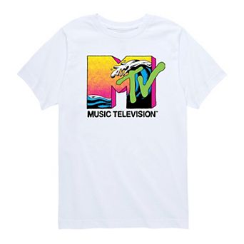 Boys 8-20 MTV Logo Ocean Wave Graphic Tee