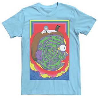 Men's Rick And Morty Colors Head Tee