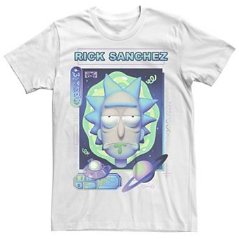 Men's Rick And Morty Sanchez Big Face Tee